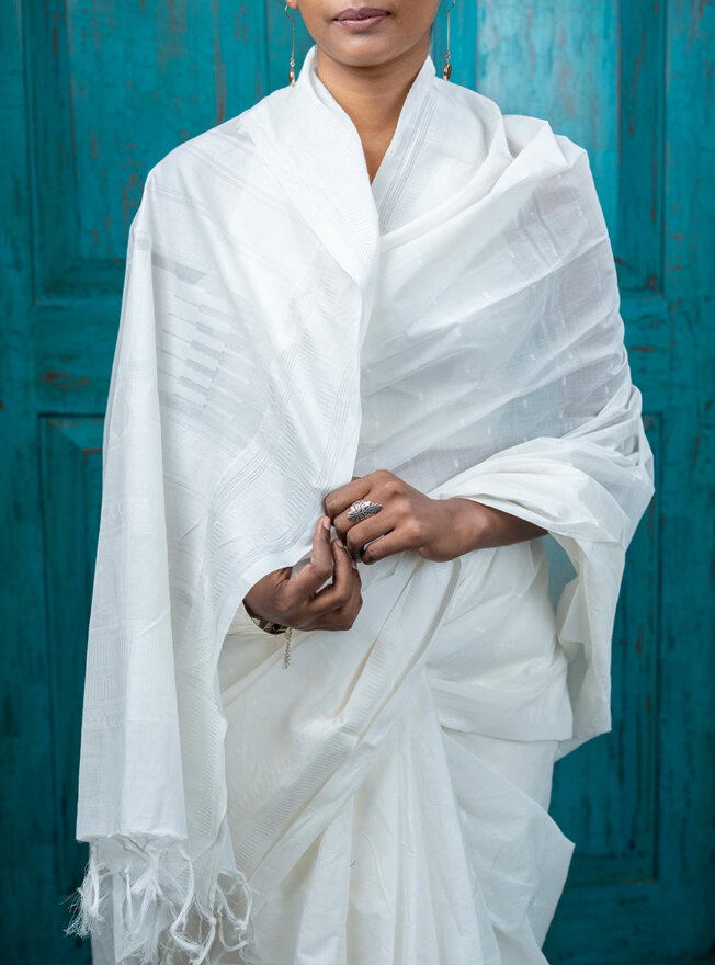 Kanchi White On White